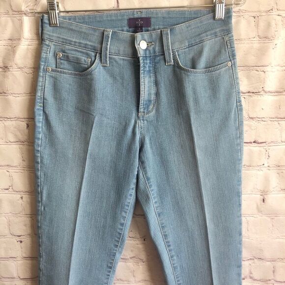 NYDY Amira Fitted Ankle Jeans Core Indigo Denim Size 2 - Picture 4 of 15